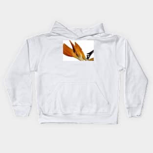 Bird of Paradise Macro Kids Hoodie